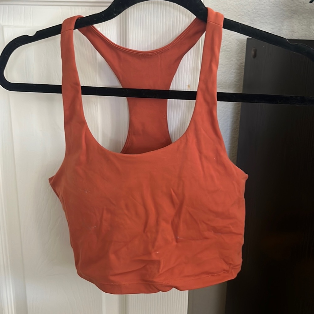 Paragon Orange Racer Crop